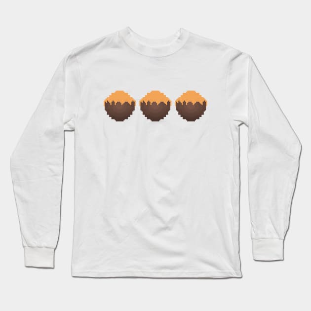 Plain Swedish Meatballs With Sauce Long Sleeve T-Shirt by felixbunny